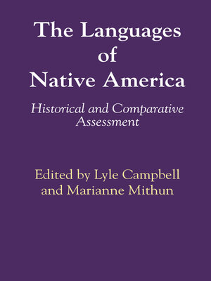 cover image of The Languages of Native America
